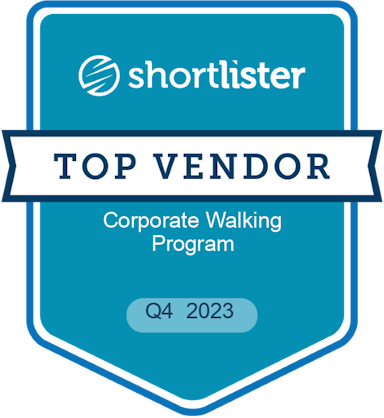 Shortlister Top Coporate Walking Program Badge for Q4 2023