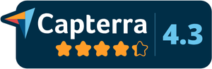 Capterra reviews 4.3 stars