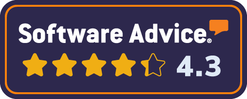 Software Advice reviews 4.3 stars